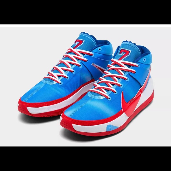 Nike KD 13 ‘New Jersey Nets Hardwood DC0009 400 - Picture 4 of 12